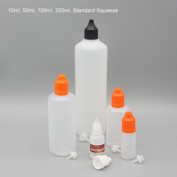 1 x 250ml Standard Squeeze Flasche