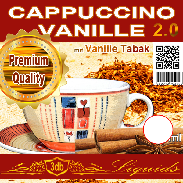 CAPPUCCINO VANILLE 2.0 (mit VANILLE-TABAK) ***Premium Quality***