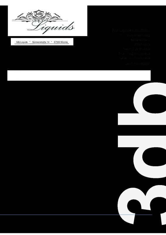 3db Liquids Manufaktur